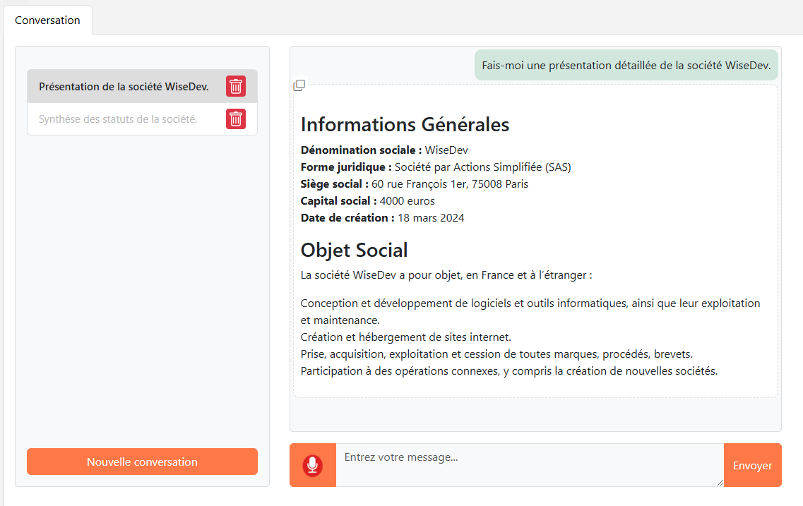 Assistants Conversationnels
